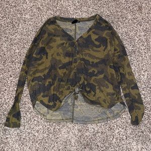 Camo Urban Outfitters Top